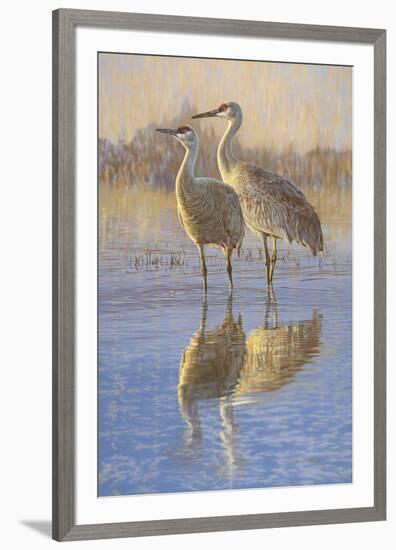 Reflections (Birds)-Kalon Baughan-Framed Giclee Print