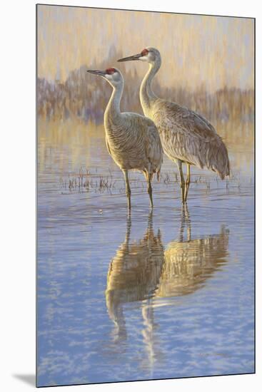 Reflections (Birds)-Kalon Baughan-Mounted Giclee Print