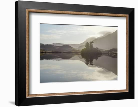 Reflections, Cregannen Lake, Dolgellau, Gwynedd, North Wales, United Kingdom, Europe-Janette Hill-Framed Photographic Print