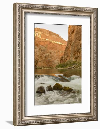 Reflections from Morning Sun. Colorado River. Grand Canyon. Arizona-Tom Norring-Framed Photographic Print