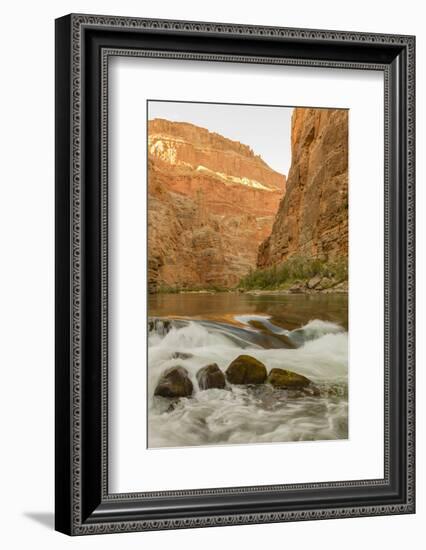 Reflections from Morning Sun. Colorado River. Grand Canyon. Arizona-Tom Norring-Framed Photographic Print