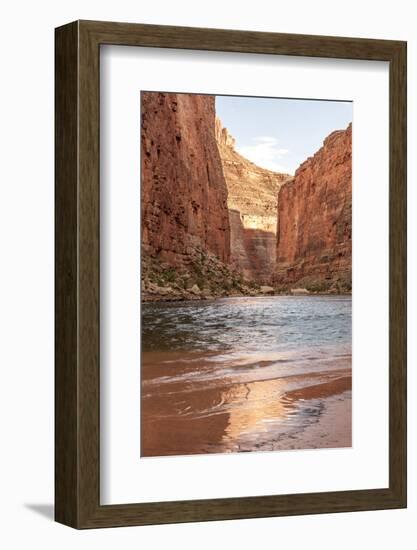 Reflections from Morning Sun. Colorado River. Grand Canyon. Arizona-Tom Norring-Framed Photographic Print