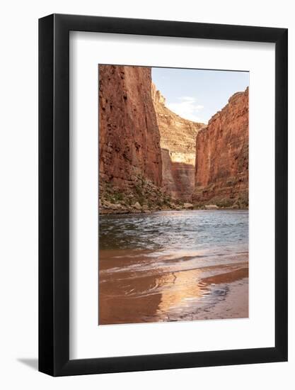 Reflections from Morning Sun. Colorado River. Grand Canyon. Arizona-Tom Norring-Framed Photographic Print