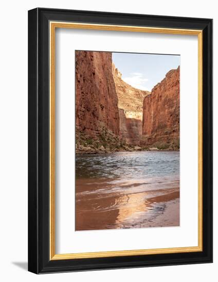 Reflections from Morning Sun. Colorado River. Grand Canyon. Arizona-Tom Norring-Framed Photographic Print