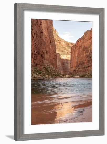 Reflections from Morning Sun. Colorado River. Grand Canyon. Arizona-Tom Norring-Framed Photographic Print