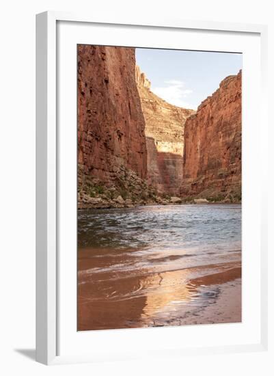 Reflections from Morning Sun. Colorado River. Grand Canyon. Arizona-Tom Norring-Framed Photographic Print