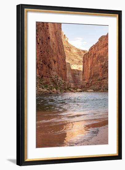 Reflections from Morning Sun. Colorado River. Grand Canyon. Arizona-Tom Norring-Framed Photographic Print