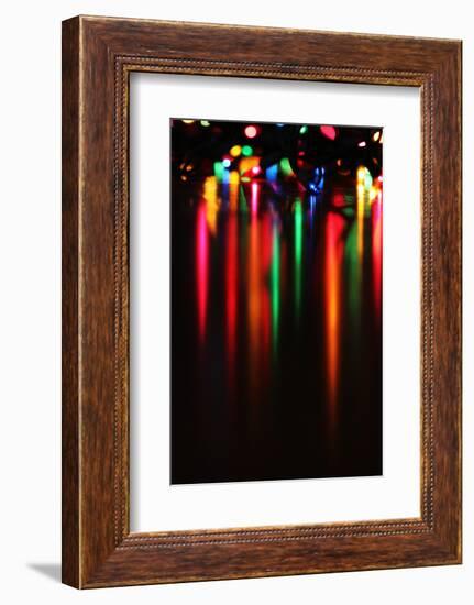 Reflections II-Leesa White-Framed Photographic Print