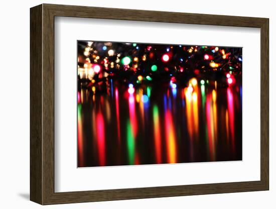 Reflections III-Leesa White-Framed Photographic Print