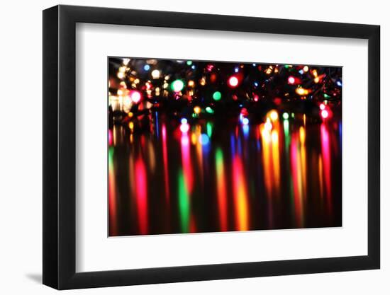 Reflections III-Leesa White-Framed Photographic Print