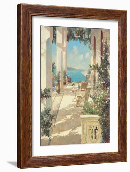 Reflections in Blue-Vitali Bondarenko-Framed Art Print