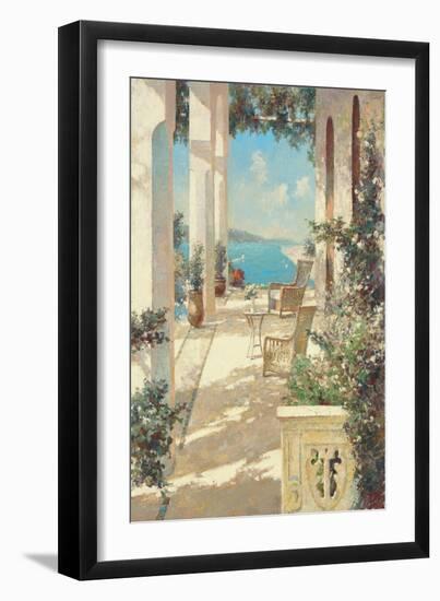 Reflections in Blue-Vitali Bondarenko-Framed Art Print