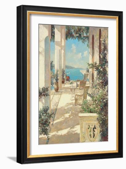 Reflections in Blue-Vitali Bondarenko-Framed Art Print