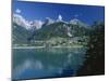 Reflections in Lake, Molveno, Brenta Dolomites, Dolomite Mountains, Trentino Alto-Adige, Italy-Gavin Hellier-Mounted Photographic Print