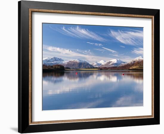 Reflections in Loch Leven, Glencoe, Scotland, UK-Nadia Isakova-Framed Photographic Print