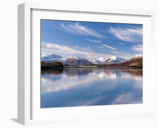 Reflections in Loch Leven, Glencoe, Scotland, UK-Nadia Isakova-Framed Photographic Print