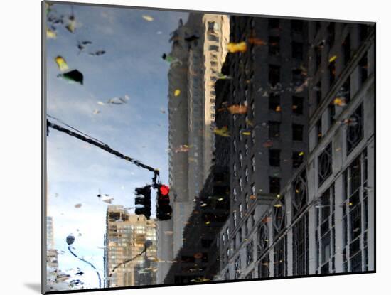 Reflections in Midtown Manhattan, New York City-Sabine Jacobs-Mounted Photographic Print