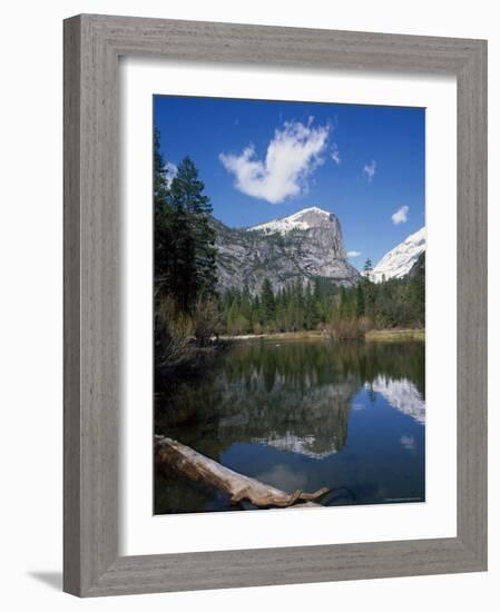 Reflections in Mirror Lake of Mount Watkins, in the Yosemite National Park, California, USA-Roy Rainford-Framed Photographic Print