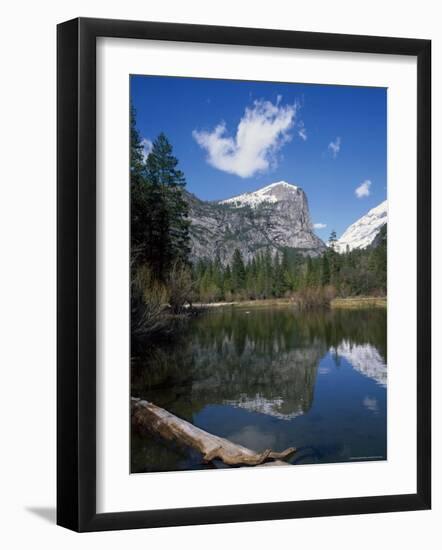 Reflections in Mirror Lake of Mount Watkins, in the Yosemite National Park, California, USA-Roy Rainford-Framed Photographic Print
