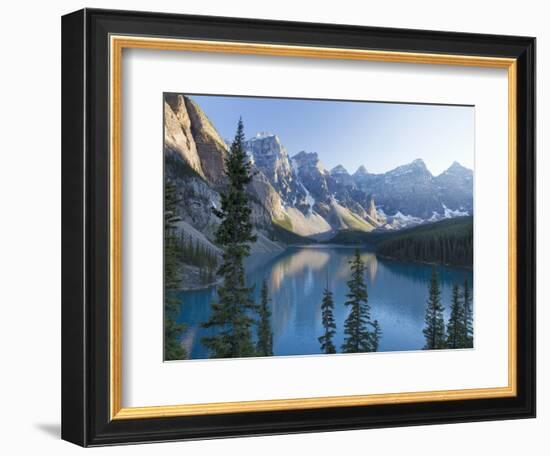 Reflections in Moraine Lake, Banff National Park, UNESCO World Heritage Site, Alberta, Rocky Mounta-Martin Child-Framed Premium Photographic Print