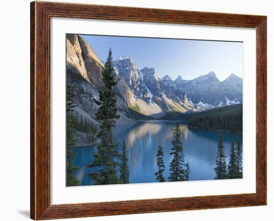 Reflections in Moraine Lake, Banff National Park, UNESCO World Heritage Site, Alberta, Rocky Mounta-Martin Child-Framed Photographic Print