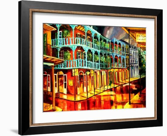 Reflections In Red-Diane Millsap-Framed Art Print