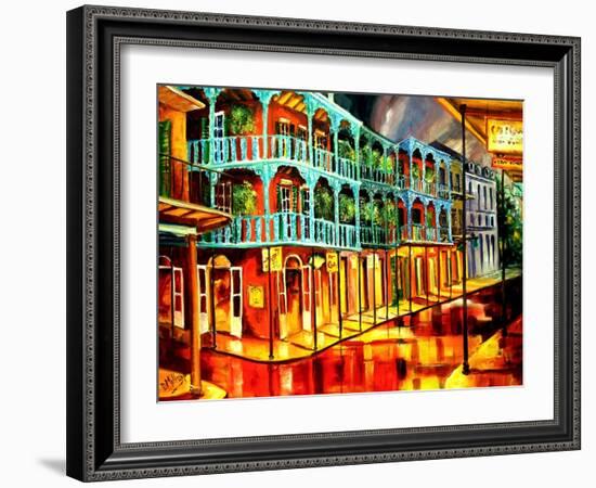 Reflections In Red-Diane Millsap-Framed Art Print