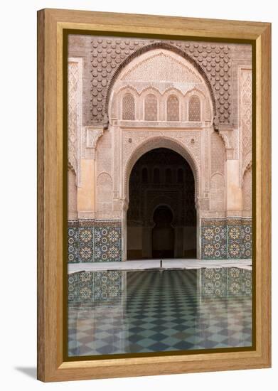 Reflections in the Courtyard Pool-Stephen Studd-Framed Premier Image Canvas