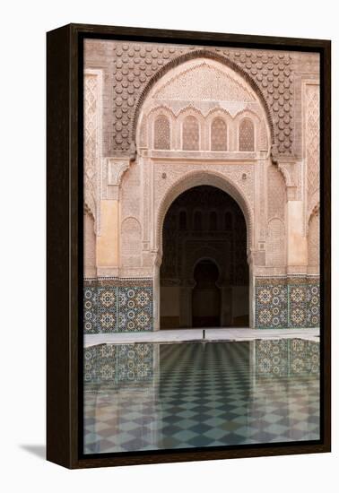 Reflections in the Courtyard Pool-Stephen Studd-Framed Premier Image Canvas