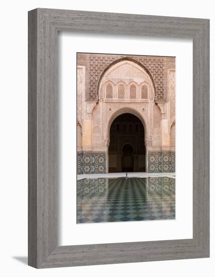 Reflections in the Courtyard Pool-Stephen Studd-Framed Photographic Print