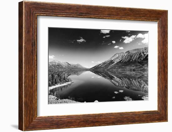 Reflections, Lake Tutshi, British Columbia-null-Framed Art Print