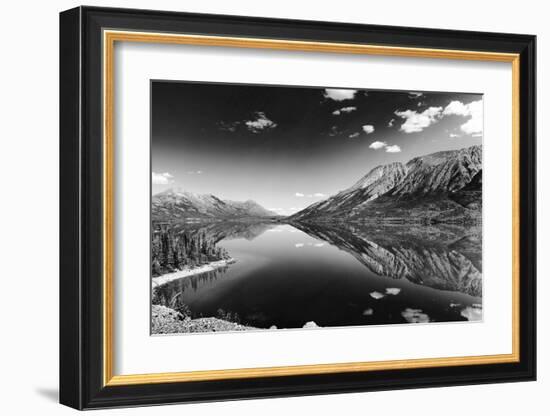 Reflections, Lake Tutshi, British Columbia-null-Framed Art Print