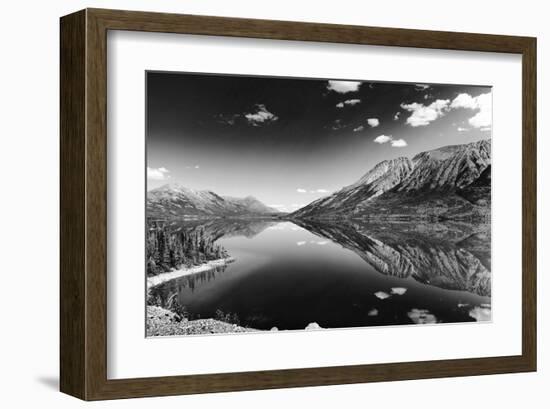 Reflections, Lake Tutshi, British Columbia-null-Framed Art Print