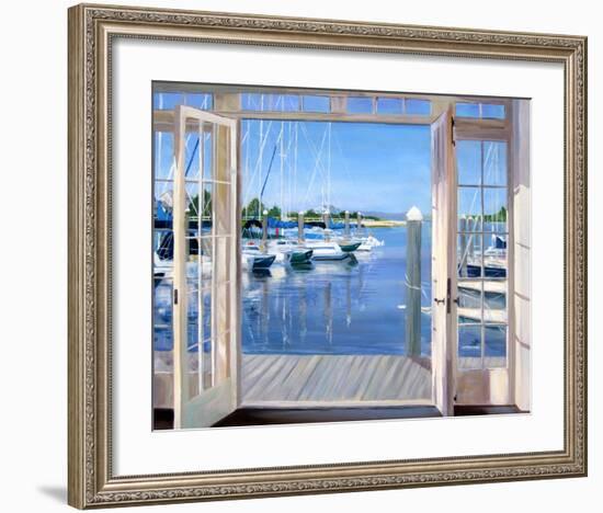 Reflections, Marina Mill Creek-Carol Saxe-Framed Art Print