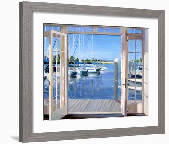 Reflections, Marina Mill Creek-Carol Saxe-Framed Art Print