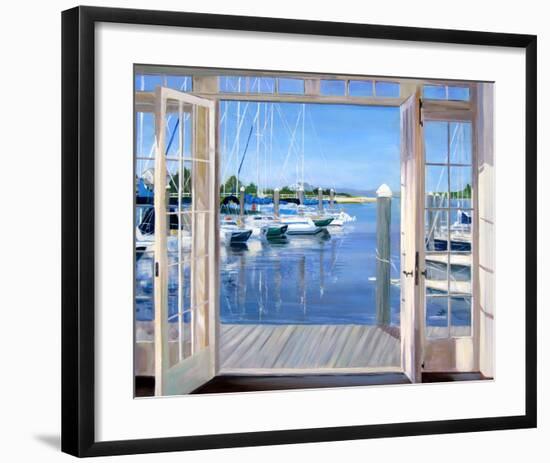 Reflections, Marina Mill Creek-Carol Saxe-Framed Art Print