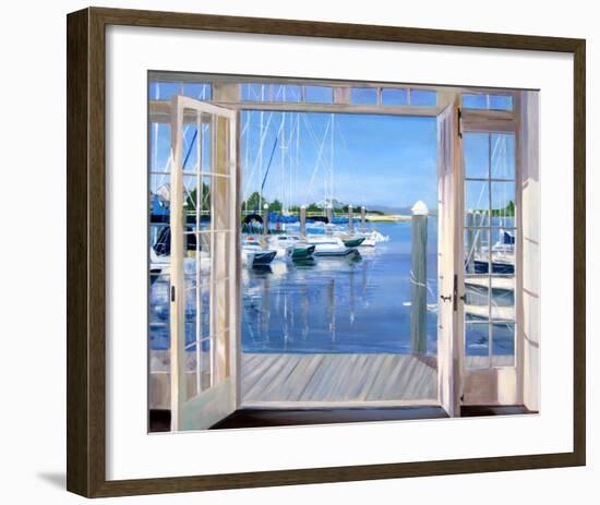 Reflections, Marina Mill Creek-Carol Saxe-Framed Art Print