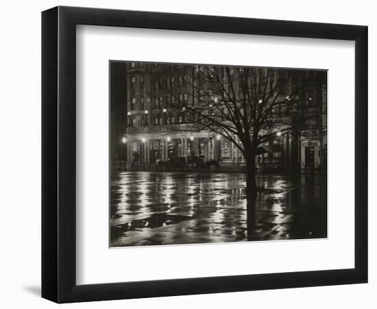 Reflections—Night (New York), 1897-Alfred Stieglitz-Framed Art Print