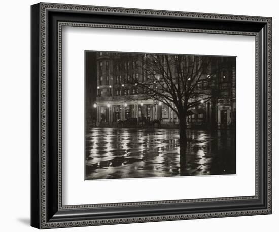 Reflections—Night (New York), 1897-Alfred Stieglitz-Framed Art Print