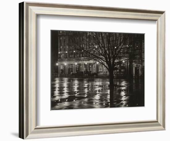 Reflections—Night (New York), 1897-Alfred Stieglitz-Framed Art Print