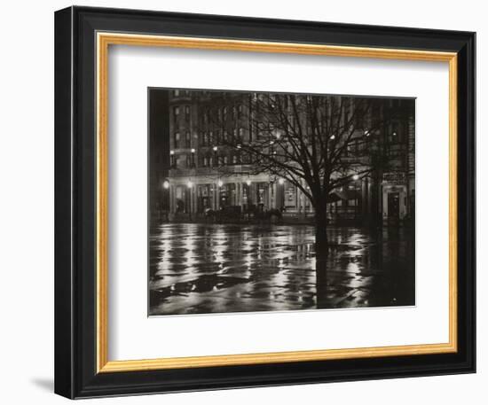 Reflections—Night (New York), 1897-Alfred Stieglitz-Framed Art Print