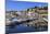 Reflections of boats and Le Suquet, Old port, Cannes, Cote d'Azur, Alpes Maritimes, France-Eleanor Scriven-Mounted Photographic Print