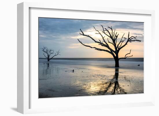 Reflections of Boneyard Beach-Danny Head-Framed Art Print