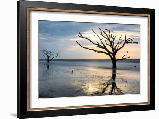 Reflections of Boneyard Beach-Danny Head-Framed Premium Giclee Print