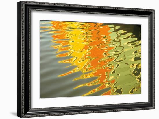 Reflections of Burano III-Aledanda-Framed Art Print