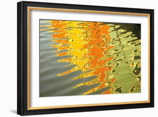 Reflections of Burano III-Aledanda-Framed Art Print