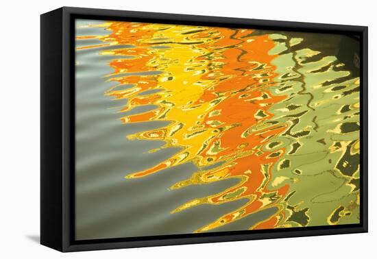 Reflections of Burano III-Aledanda-Framed Stretched Canvas
