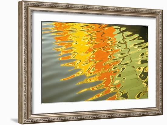 Reflections of Burano III-Aledanda-Framed Premium Giclee Print