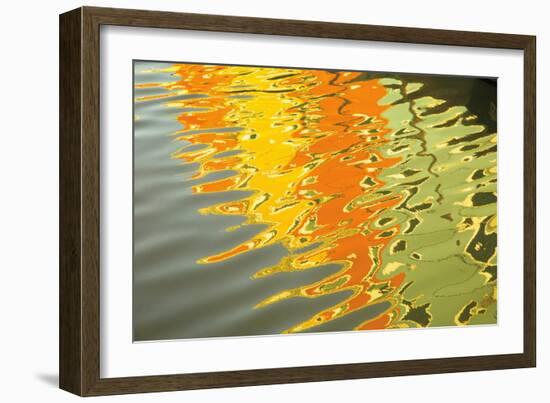 Reflections of Burano III-Aledanda-Framed Premium Giclee Print