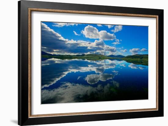 Reflections of Clouds-Howard Ruby-Framed Photographic Print